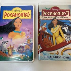 Disney Pocahontas Collectable VHS Tapes